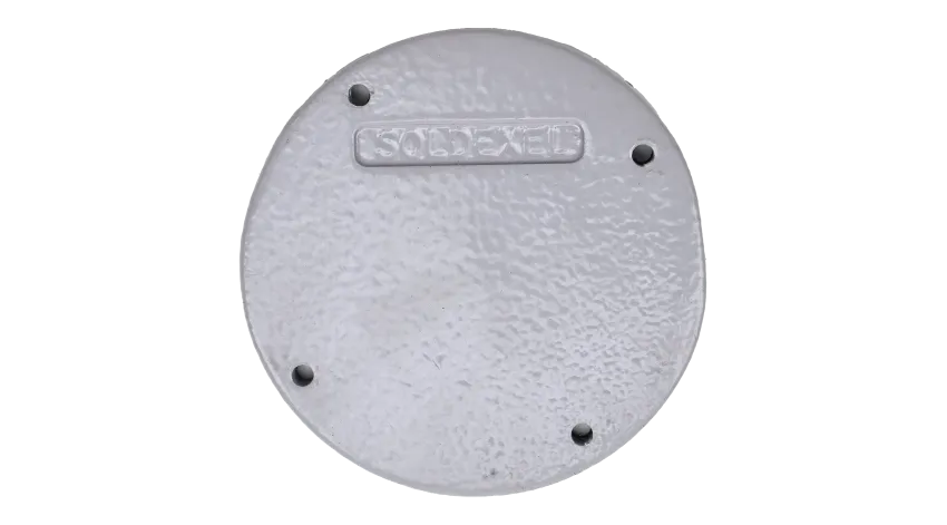 TAPA CIRCULAR C/HUB 3/4" C/EMPAQUEN NEMA 4X