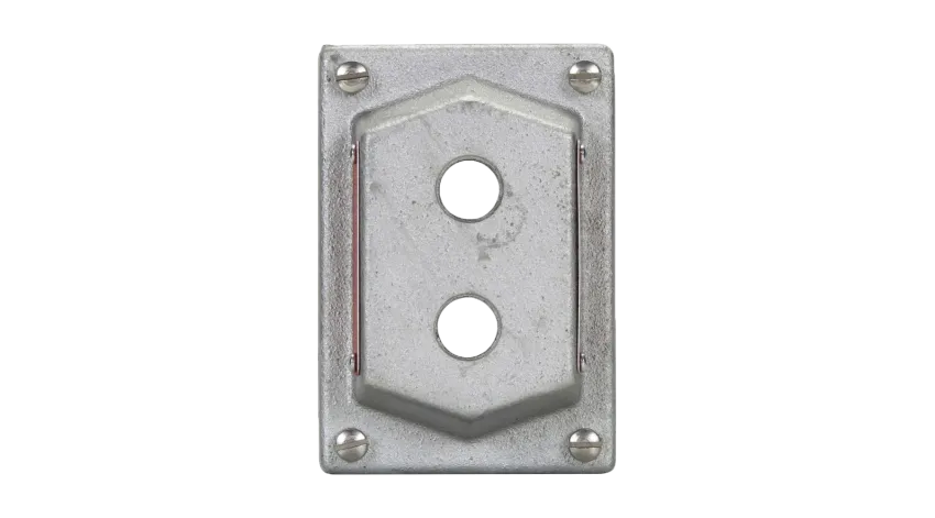 TAPA P/ESTACION CTRL FLEXSTATION DS CIEGA C/2 HUECOS, NEMA 3R/7, CL1 DIV1