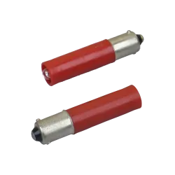 FOCO LED ROJO LARGO 40.0mm 130VAC/VDC