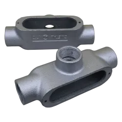 CAJA CONDULET FORM 5 TIPO T HIERRO 4" HDG, UL | CMETAL