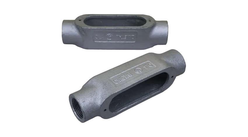 CAJA CONDULET FORM 5 TIPO C HIERRO 2" HDG, UL | CMETAL
