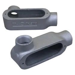 CAJA CONDULET FORM 5 TIPO LL HIERRO 2" HDG, UL | CMETAL