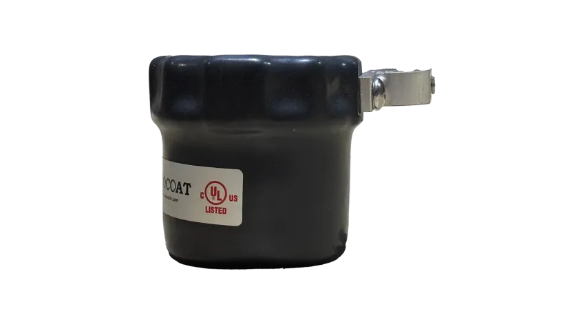 TUERCA BUSHING HIERRO 2" REVESTIDA DE PVC C/TERM. AL #4-14AWG UL