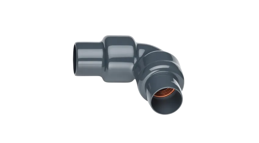 CODO ANTIEXPLOSIVO H-H AL. Ø3/4"X90° REVESTIDO DE PVC, CL1 DIV1&2, ETL/UL