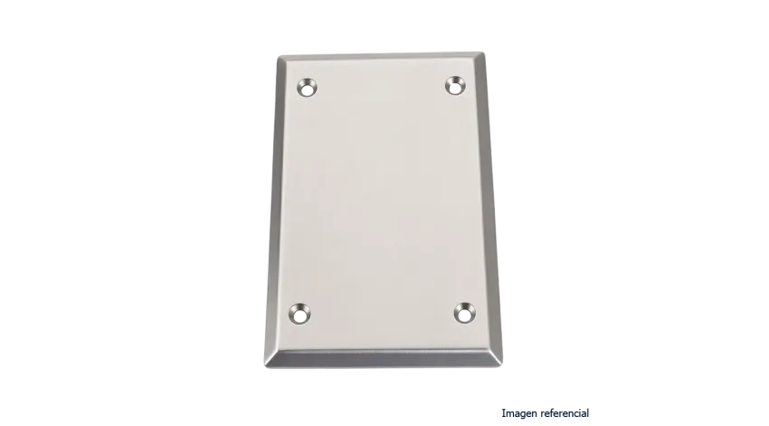 TAPA CIEGA P/CAJA FS ACERO 4X2, UL