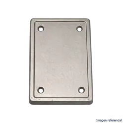 TAPA CIEGA P/CAJA FS HIERRO 4X2, UL