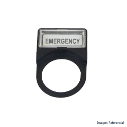 PLACA LEYENDA EMERGENCY STOP | COINSA Perú