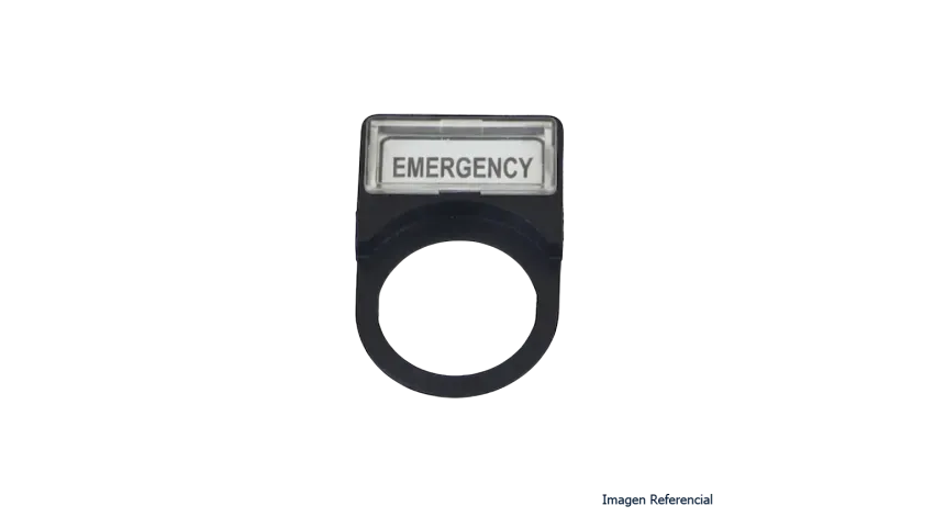 PLACA LEYENDA EMERGENCY STOP | COINSA Perú