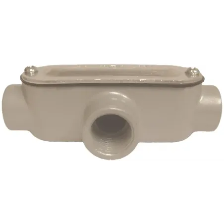 CAJA CONDULET TIPO T C/TYE ALUMINIO 1-1/2" NEMA 4, UL