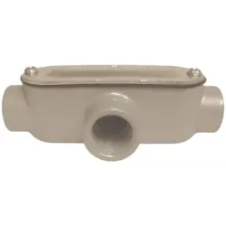 CAJA CONDULET TIPO T C/TYE ALUMINIO 2" NEMA 4, UL