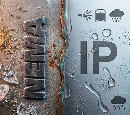 NEMA vs IP: comparativa técnica de protecciones